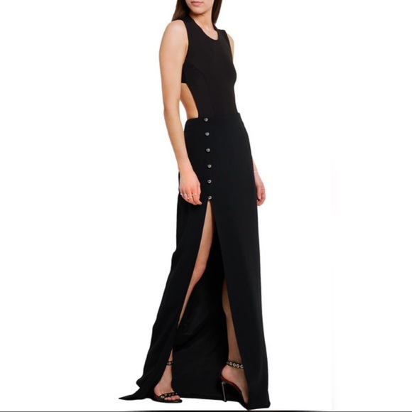 ALIX Bleecker Open-Back Stretch-Jersey Bodysuit - Picture 2 of 5